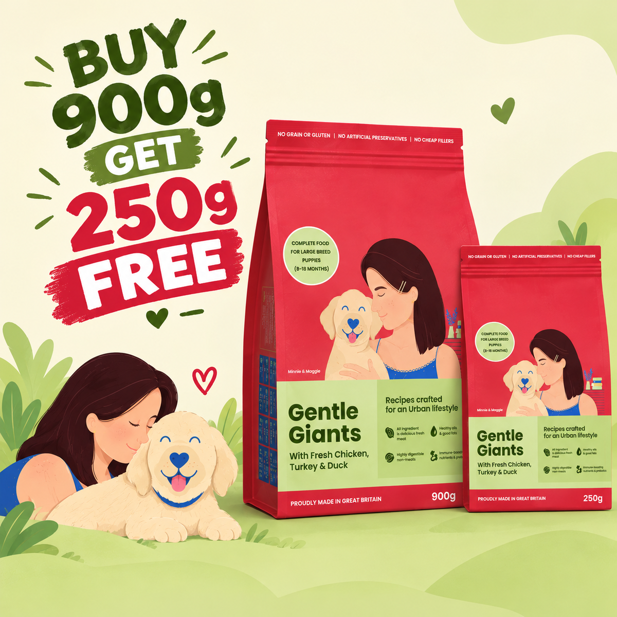 Gentle Giants (Buy 900gms Get 250gms Free)